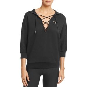 Puma Lace up Hoodie